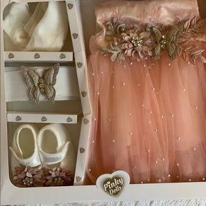 Baby dress set 4 Pieces